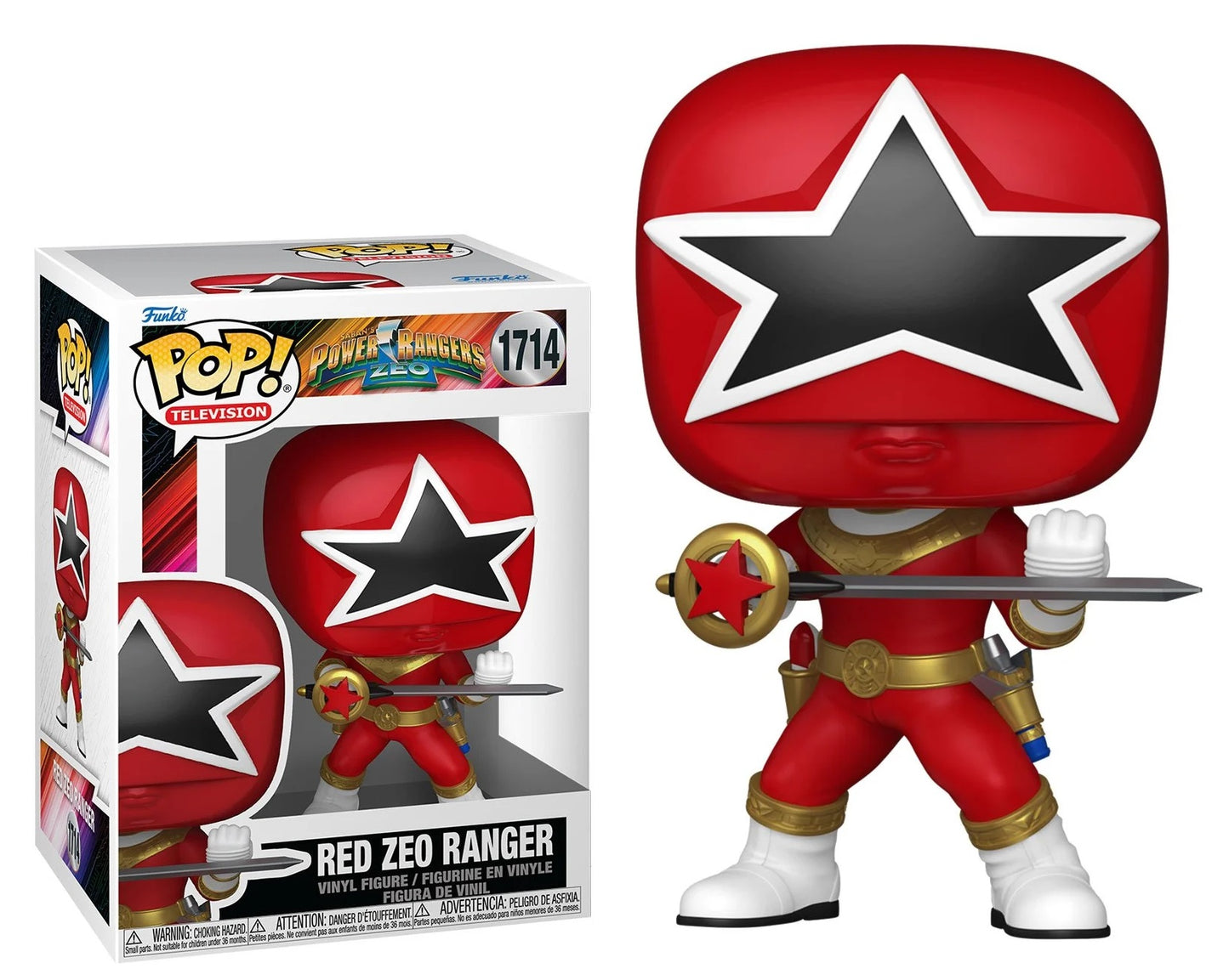 Por Encargo - Red Zeo Ranger #1714 - Power Rangers Zeo Funko Pop!