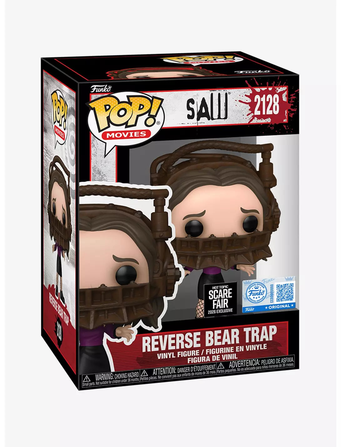 Preventa Reverse Bear Trap Scare Fair Exclusive #2128 - Saw Funko Pop!