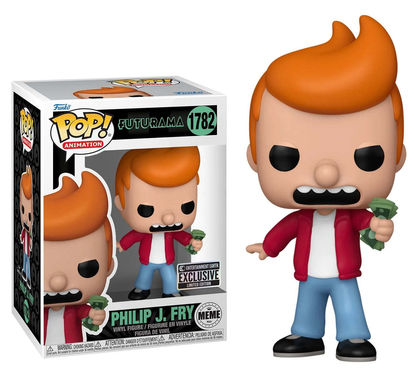 Por Encargo - Philip J. Fry Meme EE #1782 - Futurama Funko Pop!