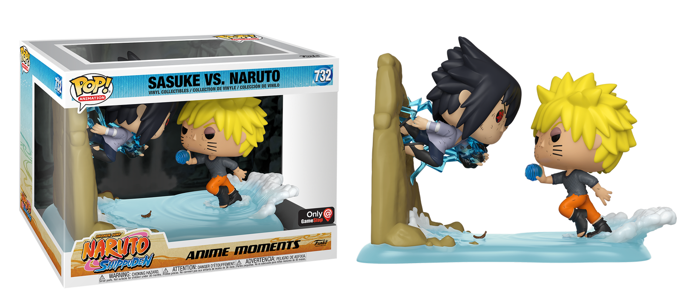 Por Encargo - Sasuke VS Naruto Moment Gamestop #732 - Naruto Shippuden Funko Pop!