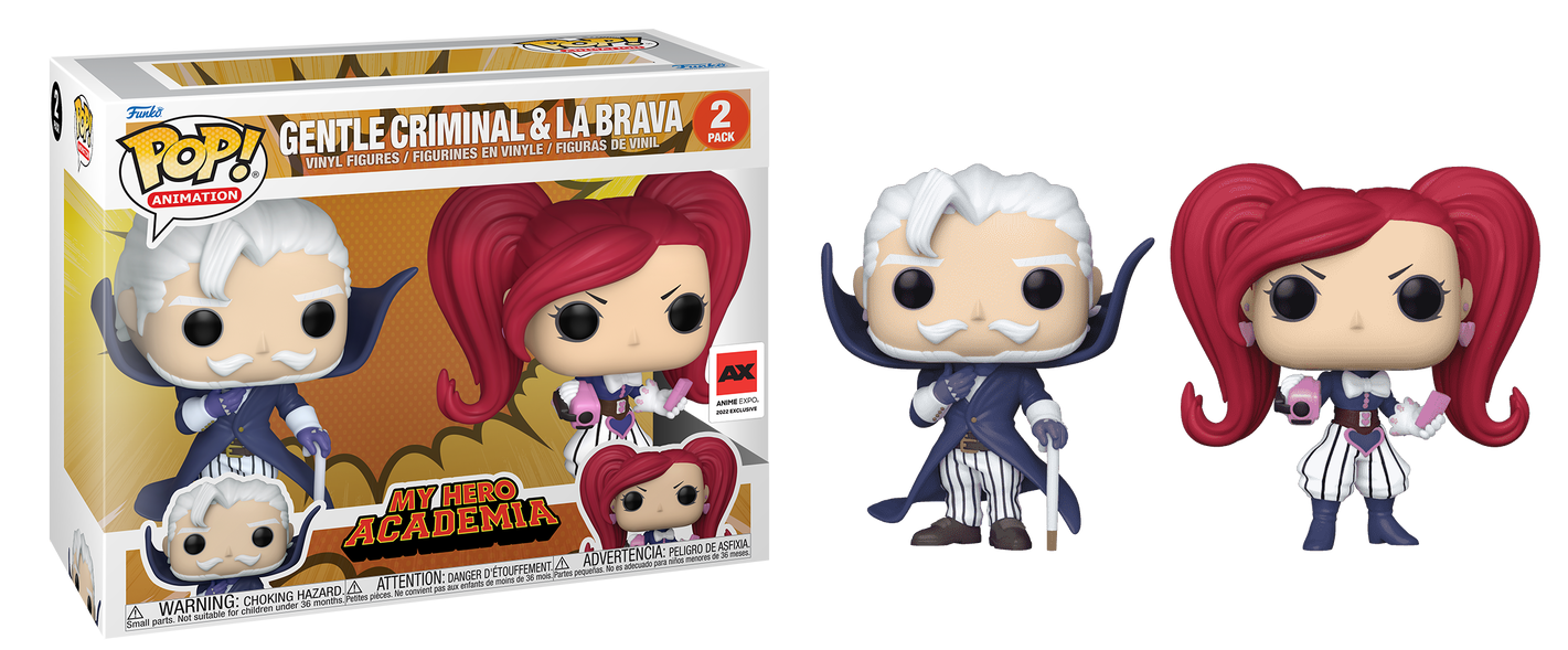 Gentle Criminal & La Brava #2Pack – My Hero Academia Funko Pop!