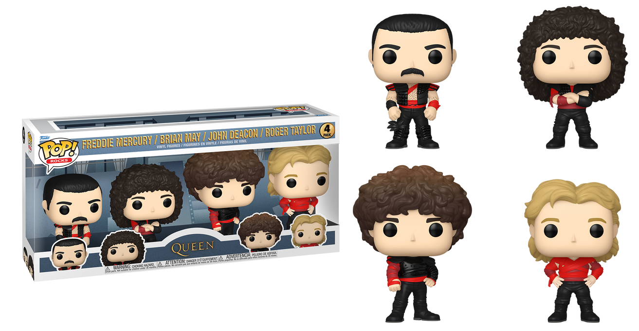 Por Encargo Queen Radio Gaga #4Pack - Music Rocks Funko Pop!