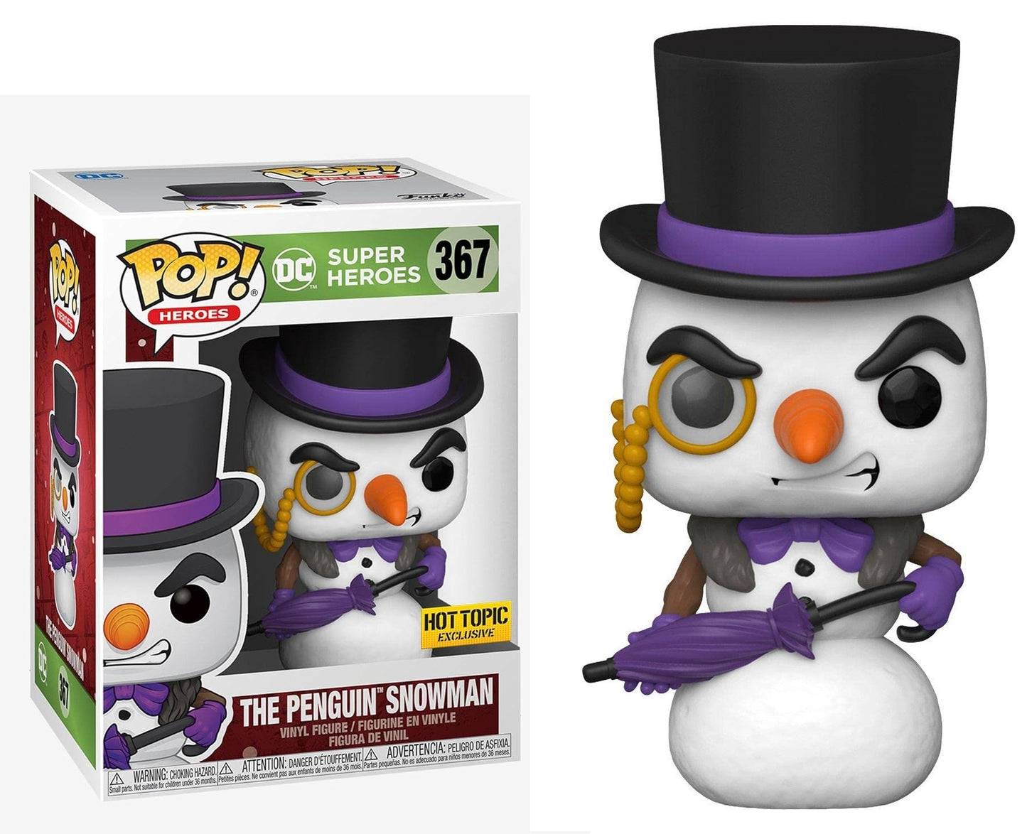The Penguin Snowman Hot Topic #367 – DC's Batman Funko Pop!