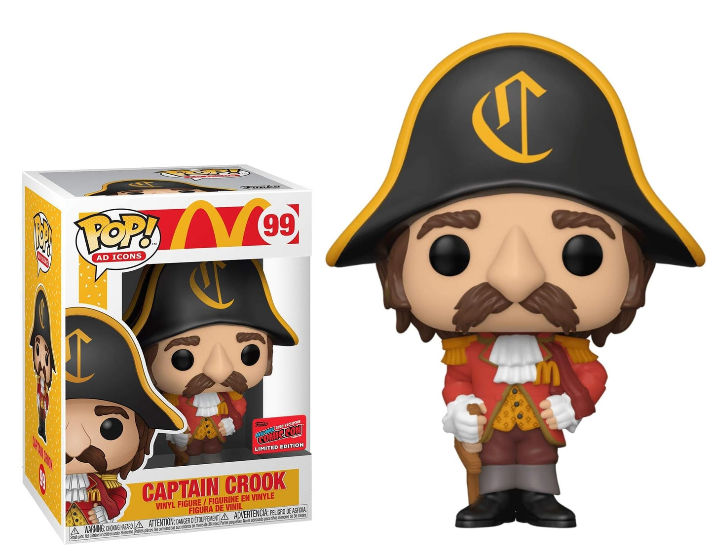 Captain Crook 2020 New York Comic Con #99 - McDonald's Ad Icons Funko Pop!