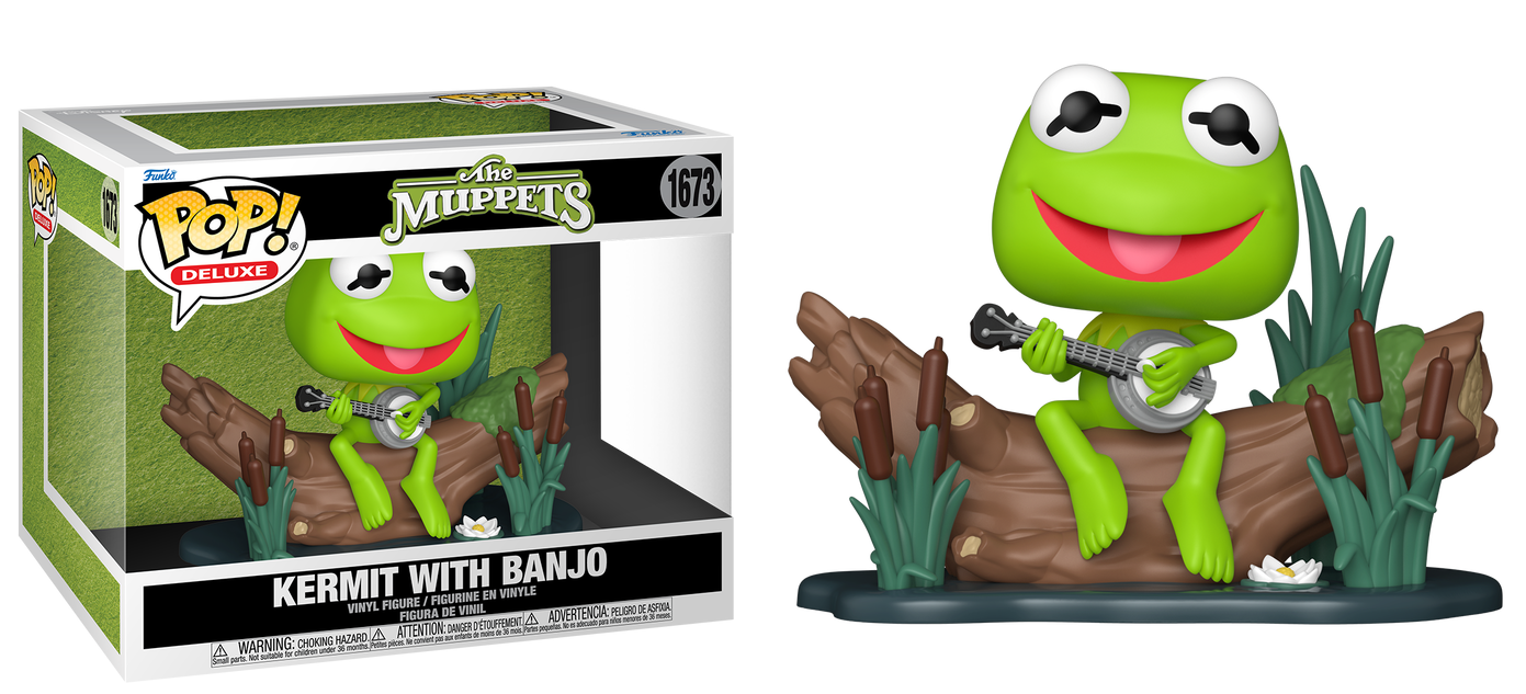 Preventa Kermit with Banjo #1673 - The Muppets Funko Pop!