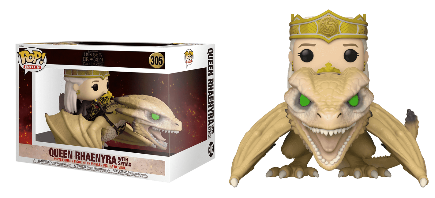 Por Encargo Queen Rhaenyra with Syrax #305 - House of The Dragon Funko Pop!