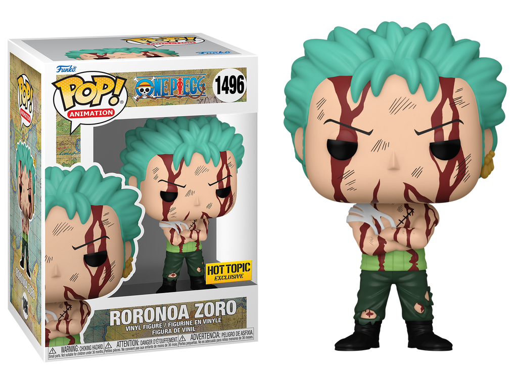 Roronoa Zoro Nothing Happened Hot Topic #1496 - One Piece Funko Pop!