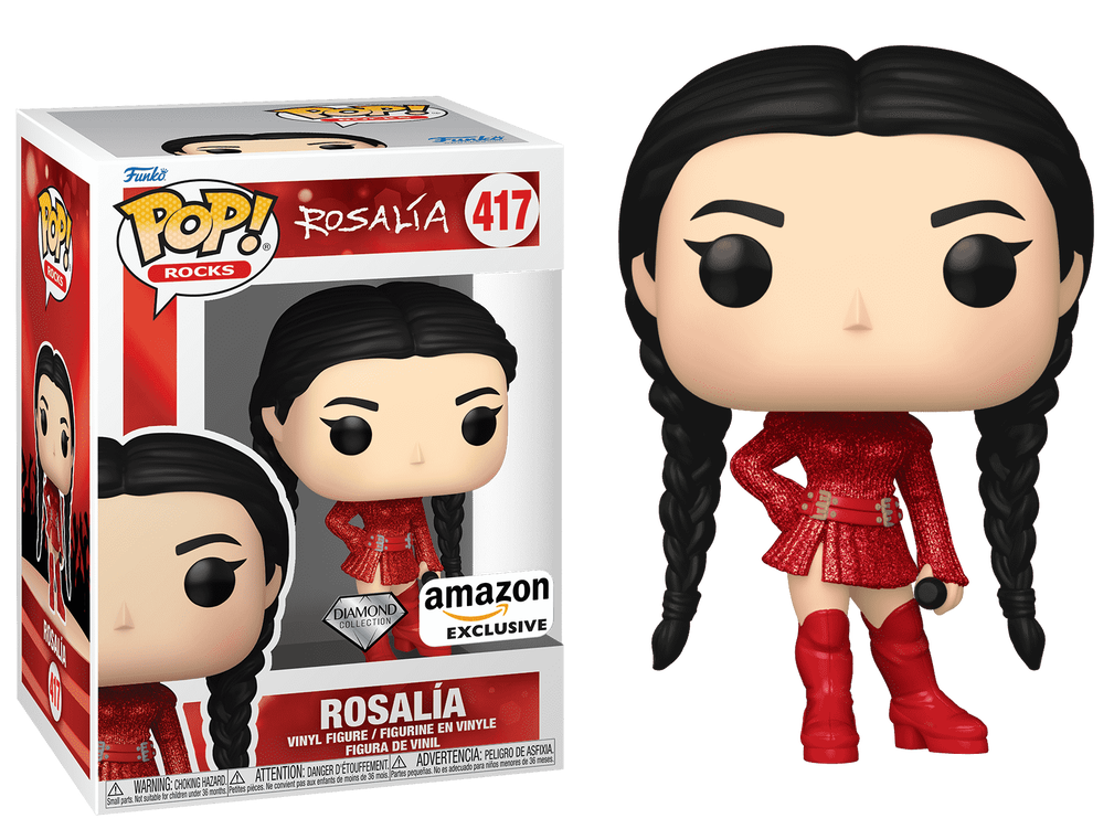 Rosalía Biscochito Diamond Amazon #417 - Music Rocks Funko Pop!