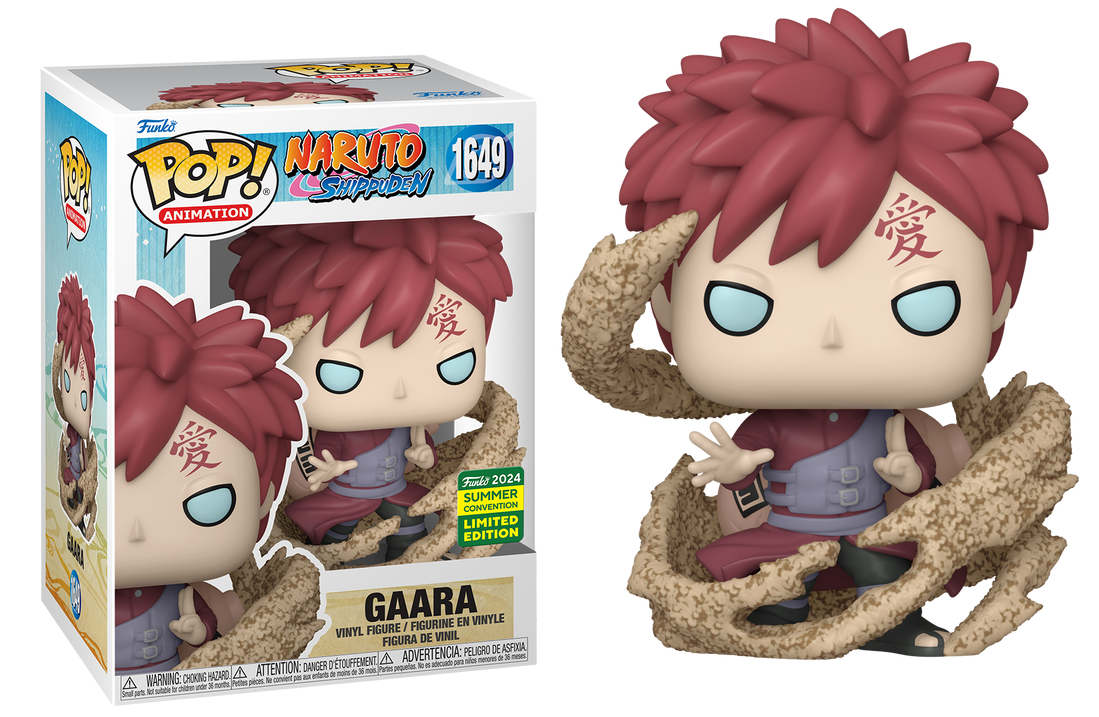 Por Encargo - Gaara Summer Convention 2024 #1649 - Naruto Shippuden Funko Pop!