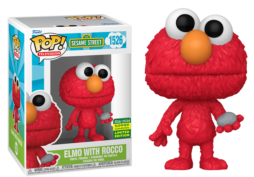 Por Encargo - Elmo with Rocco Summer Convention 2024 #1526 - Sesame Street Funko Pop!