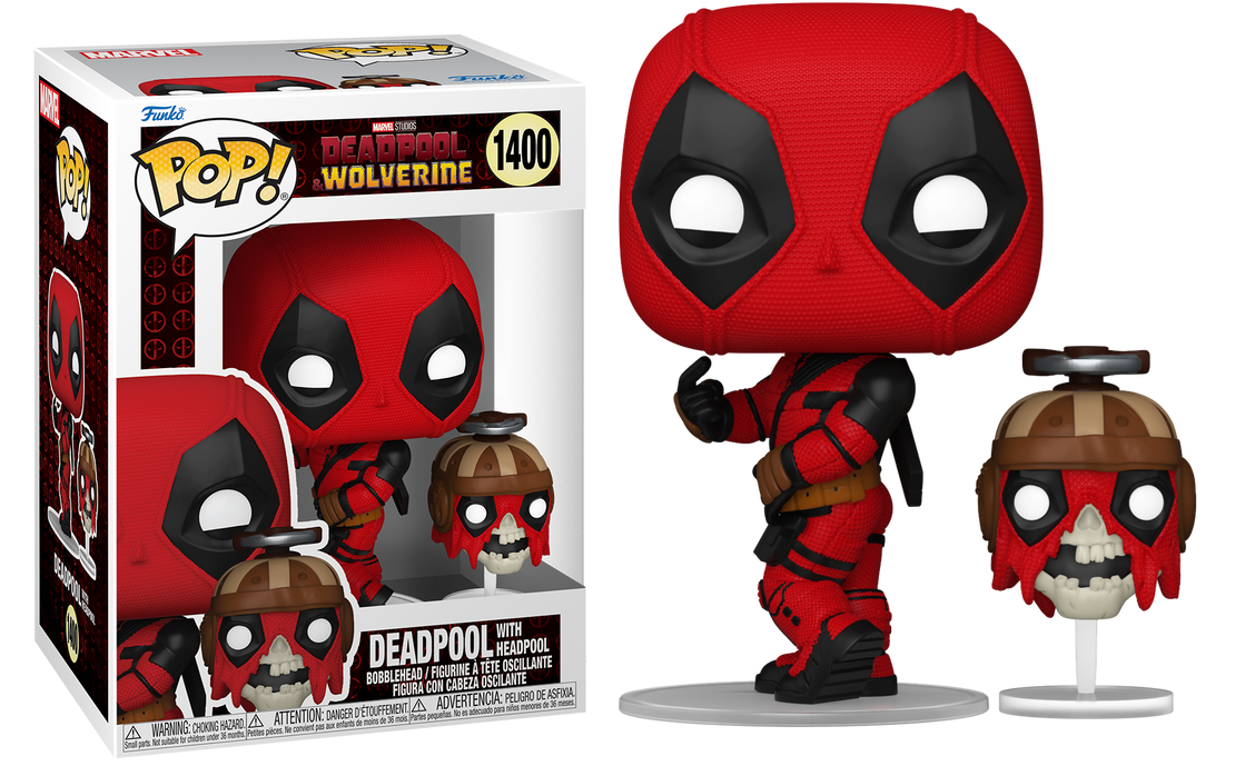Por Encargo - Deadpool with Headpool #1400 - Marvel's Deadpool & Wolverine Funko Pop!