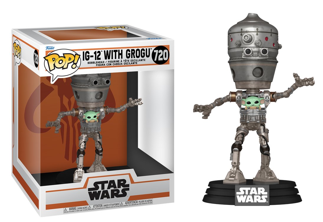 Por encargo - IG-12 with Grogu Deluxe #720 - Star Wars Funko Pop!