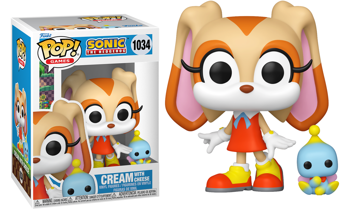 Cream with Cheese #1034 - Sonic The Hedgehog Funko Pop!
