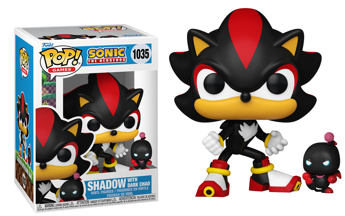 Shadow with Dark Chao #1035 - Sonic The Hedgehog Funko Pop!