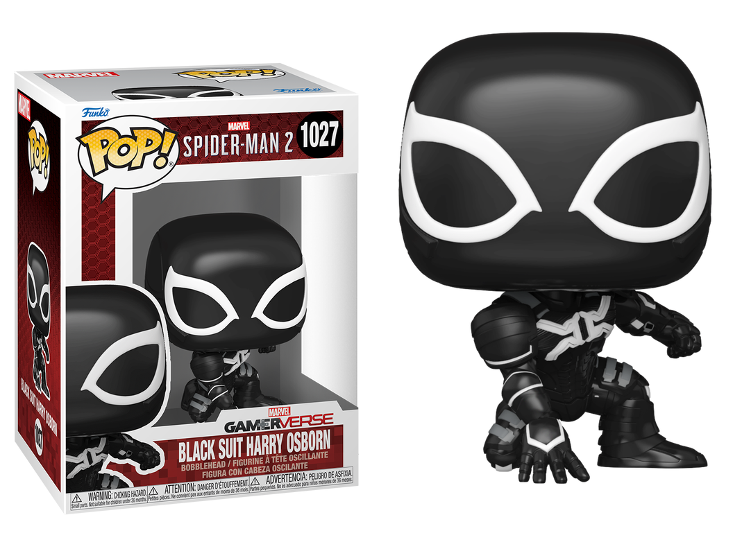 Por Encargo - Black Suit Harry Osborn #1027 - Marvel's Spider-Man 2 Funko Pop!