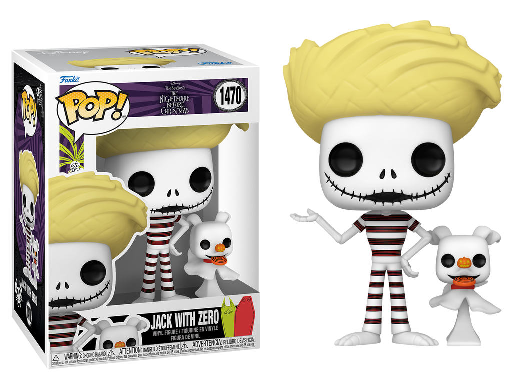 Por Encargo - Jack with Zero #1470 - Disney Nightmare Before Christmas Funko Pop!