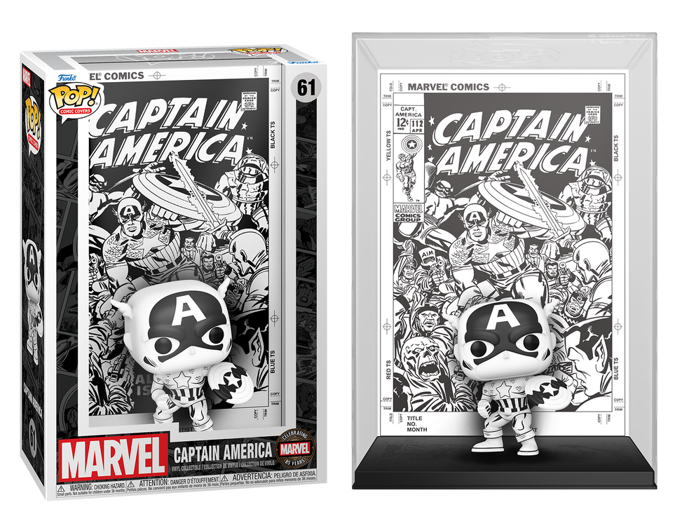 Por Encargo Captain America Cover #61 - Marvel Funko Pop!