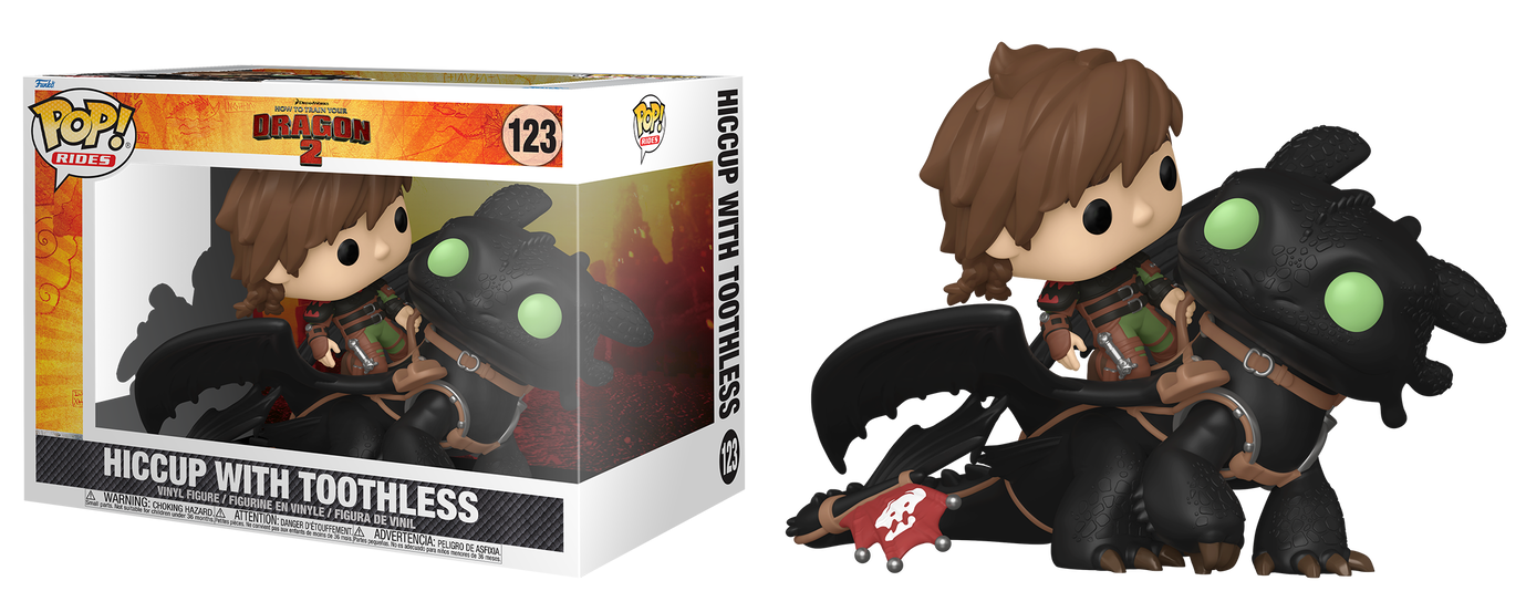 Por Encargo - Hiccup with Toothless #123 - How to Train Your Dragon 2 (Como entrenar a tu Dragon 2)Funko Pop!