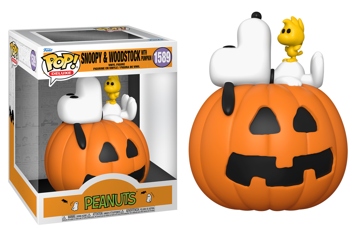 Por encargo - Snoopy & Woodstock with Pumpkin Deluxe #1589 - Peanuts Funko Pop!