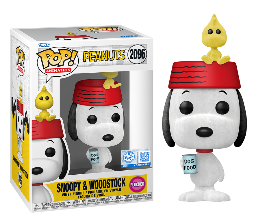 Snoopy & Woodstock Flocked #2096 - Peanuts Funko Pop!