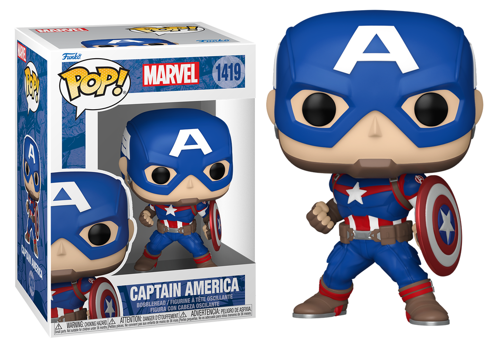 Por Encargo - Captain America #1419 - Marvel Classics Funko Pop!