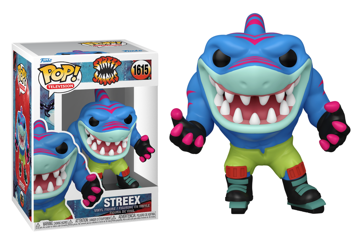 Streex #1615 - Street Sharks Funko Pop!