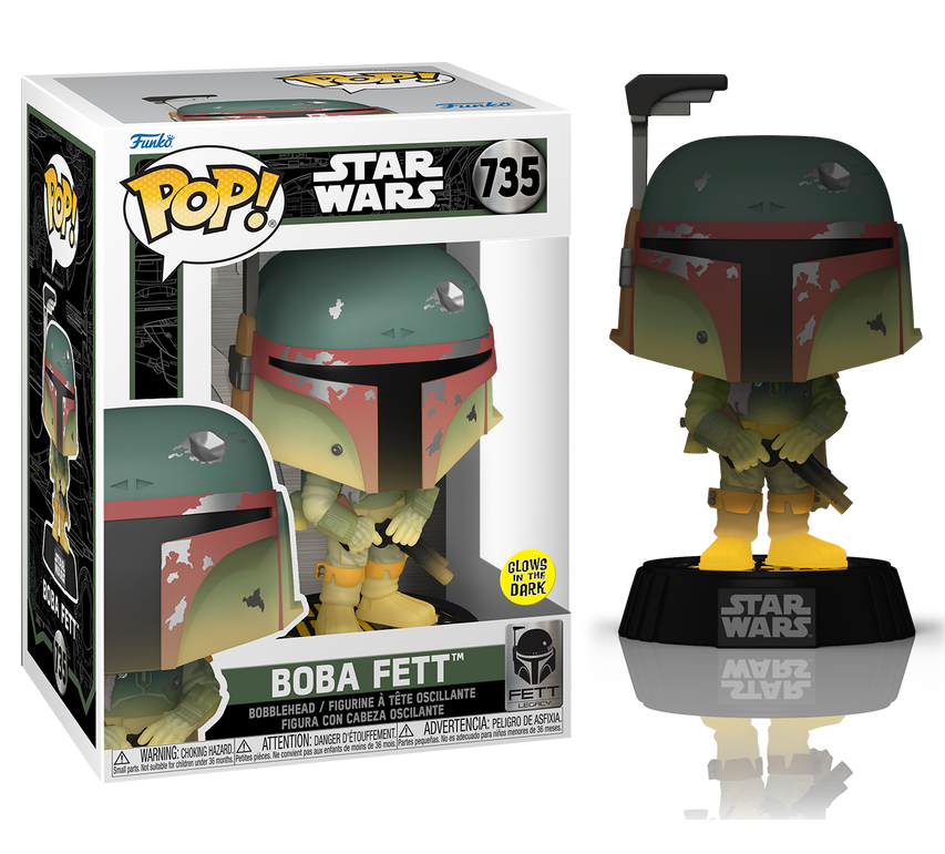 Por encargo - Boba Fett GITD #735 - Star Wars Funko Pop!