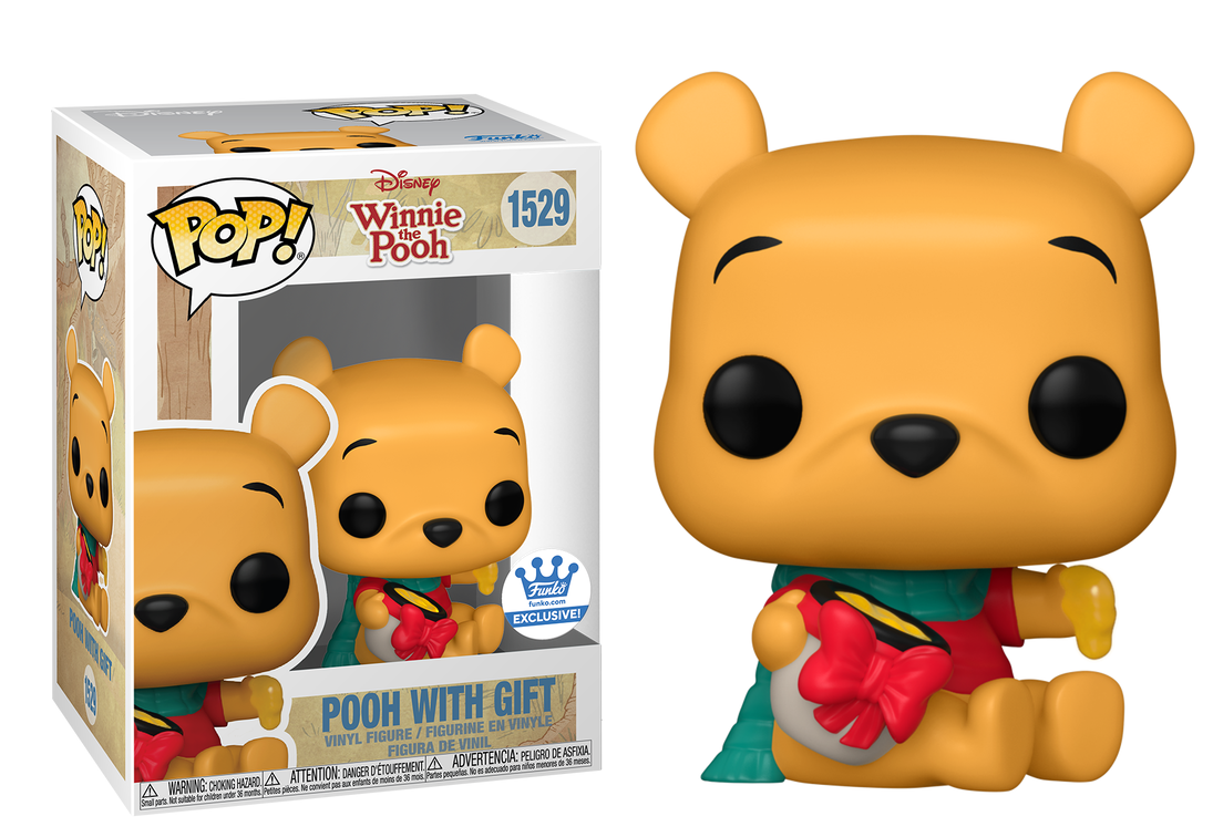 Pooh with Gift Funko Shop #1529 - Disney's Winnie The Pooh Funko Pop!