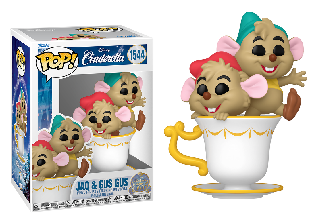 Por Encargo - Jaq & Gus Gus #1544 - Disney's Cinderella Funko Pop!