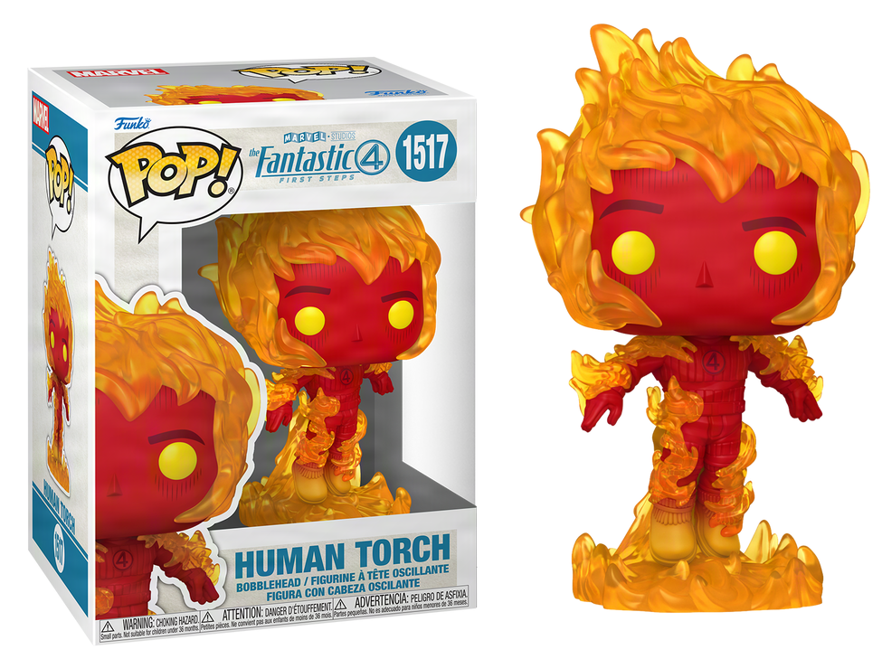 Por Encargo - Human Torch #1517 - Marvel's The Fantastic Four First Steps Funko Pop!