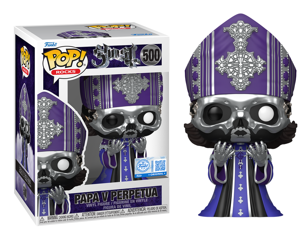 Preventa Papa V Perpetua #500 - Ghost Rocks Music Funko Pop!