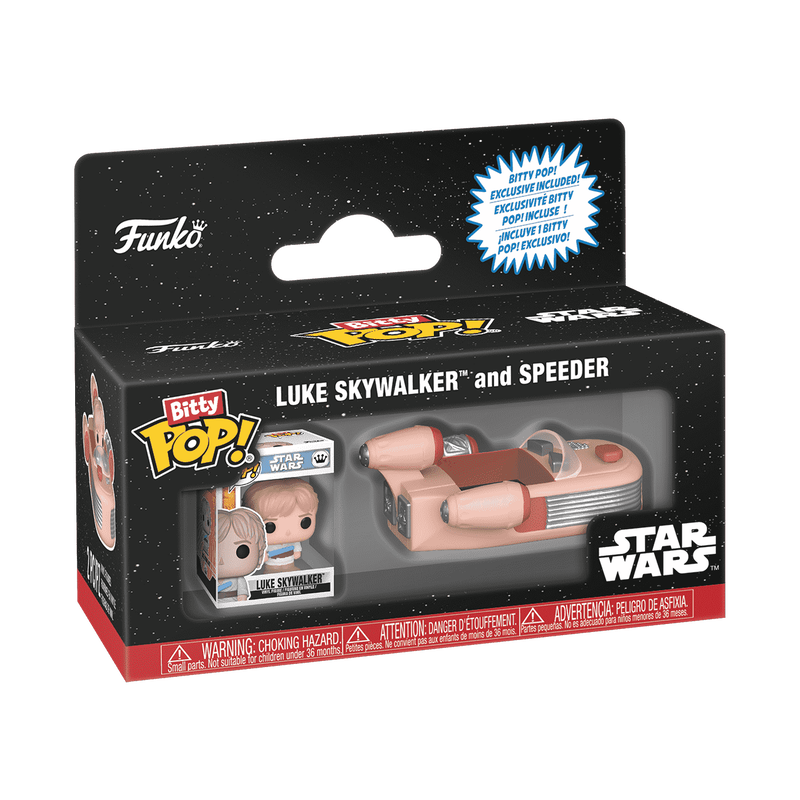 Por Encargo - Bitty Pop Luke Skywalker and Speeder - Star Wars Bitty Pop!