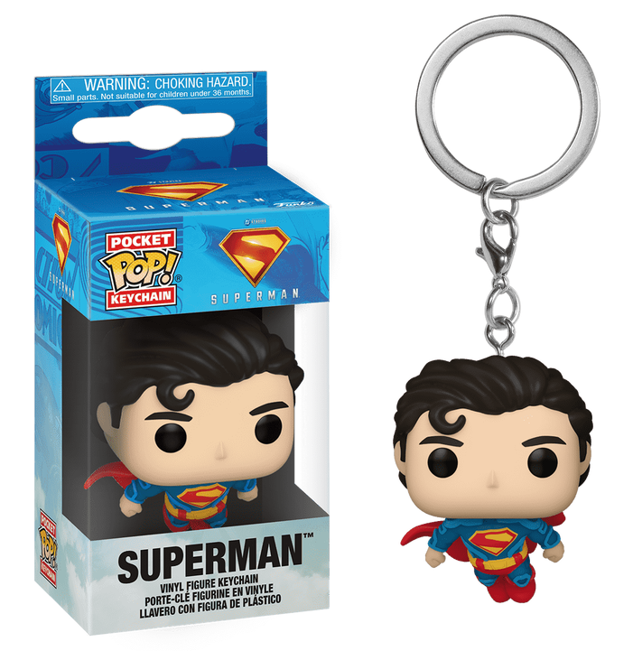 Llavero Superman - DC Superman 2025 Keychain Pop!