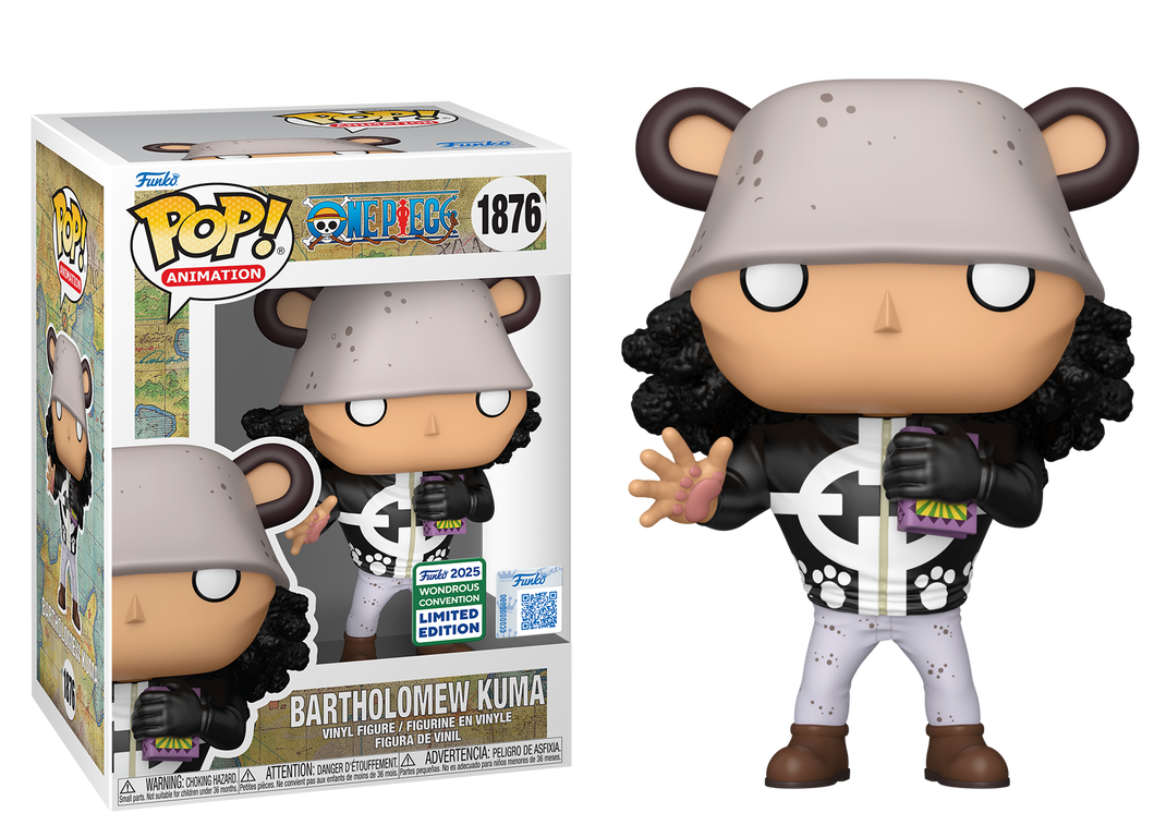 Bartholomew Kuma 2025 Wondercon Convention #1876 - One Piece Funko Pop!
