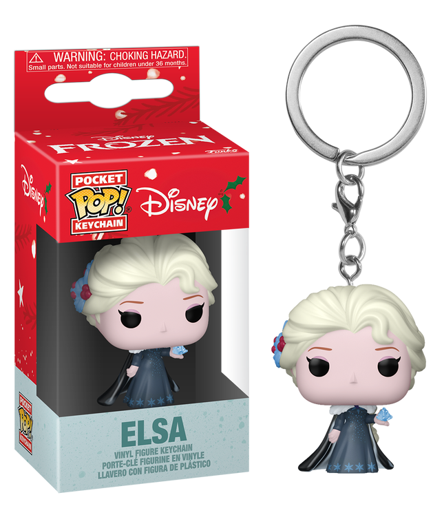 Preventa Llavero Elsa - Holiday Disney's Frozen Keychain Pop!