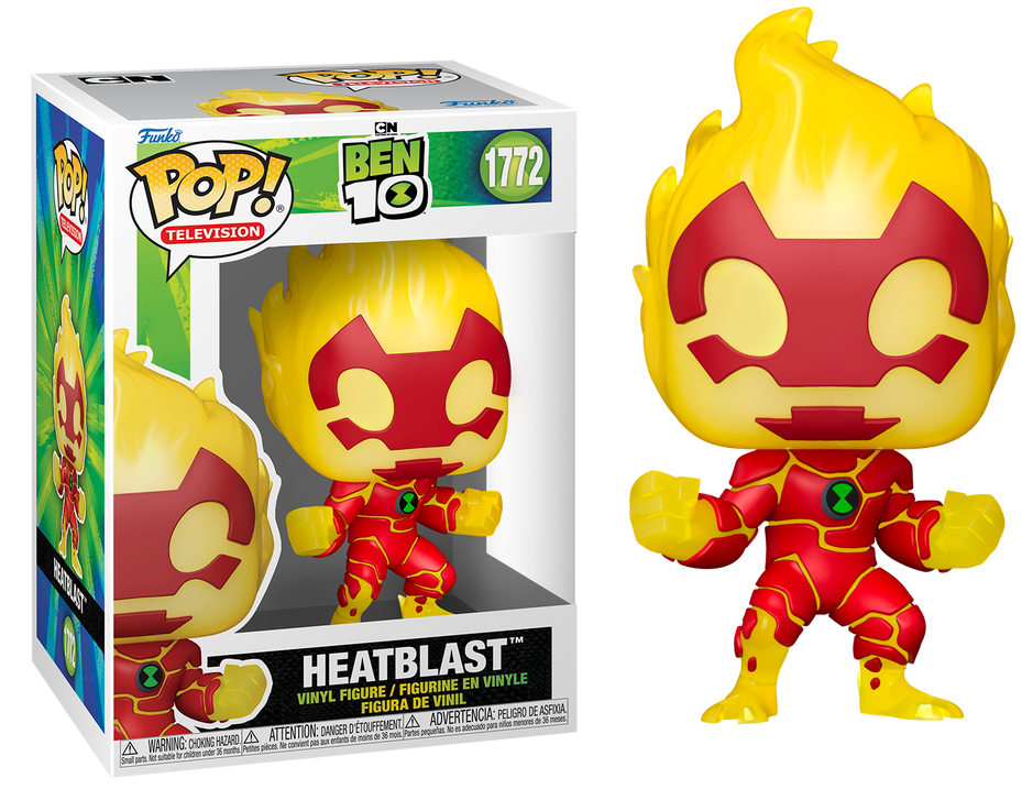 Preventa Heatblast #1772 - Ben 10 Funko Pop!