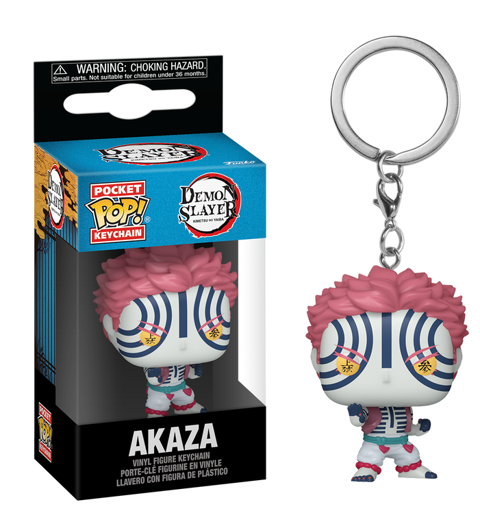 Keychain Akaza - Demon Slayer Llavero Funko Pop!