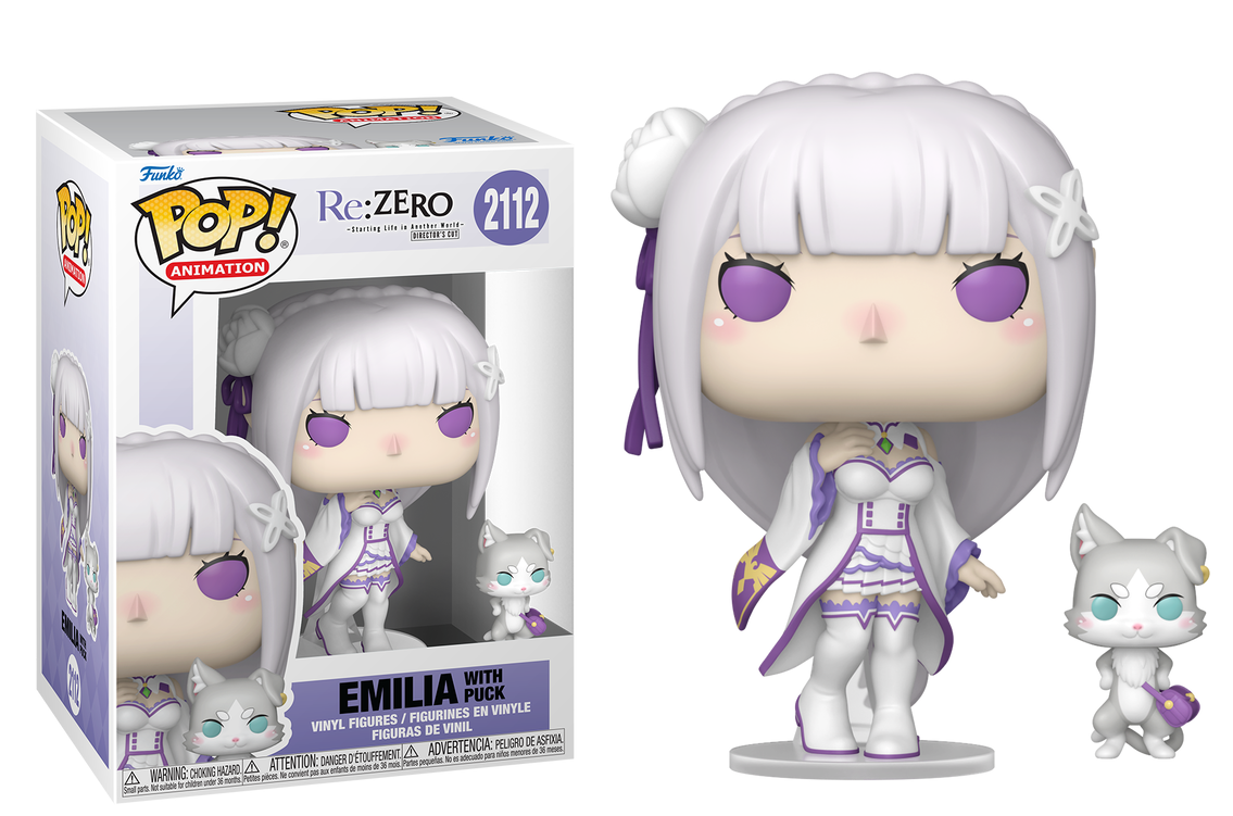 Preventa Emilia with Puck #2112 - Re:Zero Funko Pop!