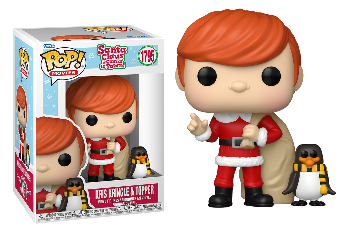 Preventa Kris Kringle & Topper #1795 - Santa Claus is Comin' To Town Funko Pop!