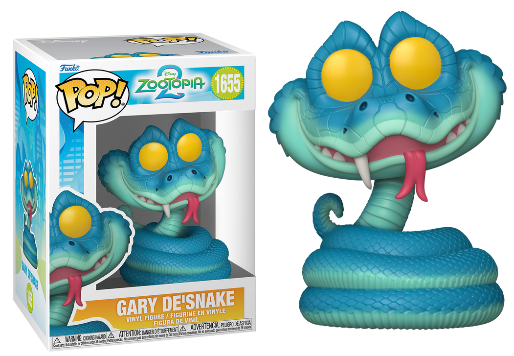Preventa Gary De' Snake #1655 - Zootopia 2 Funko Pop!