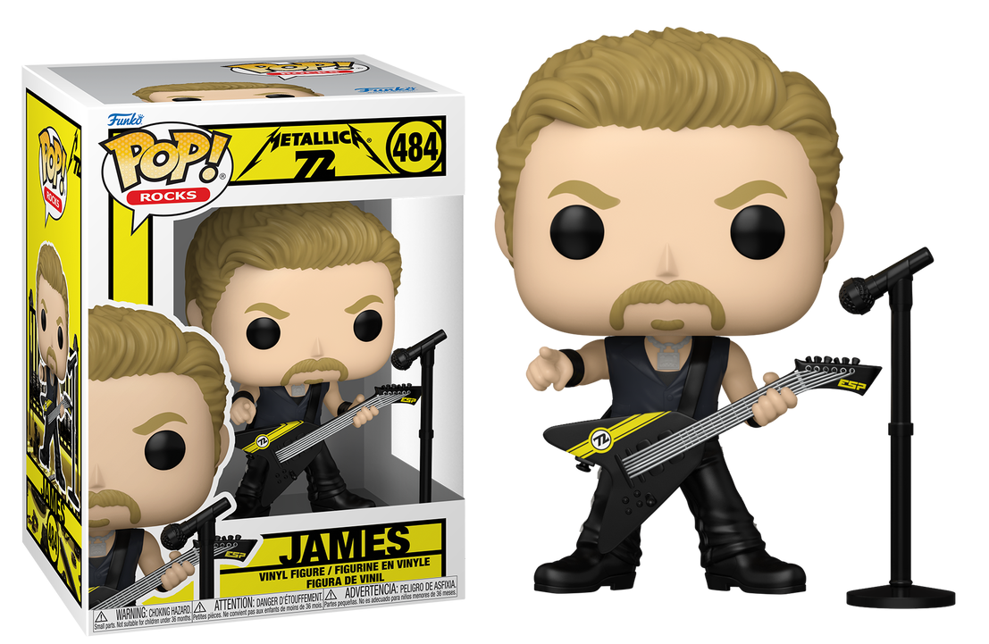 Preventa James #484 - Music Rocks Metallica 72 Funko Pop!