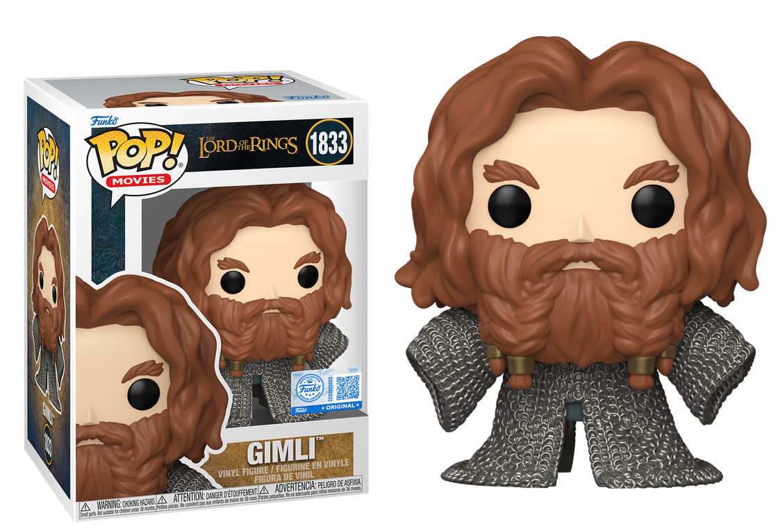 Gimli Exclusive #1833 - The Lord of The Rings (El Señor de los Anillos) Funko Pop!
