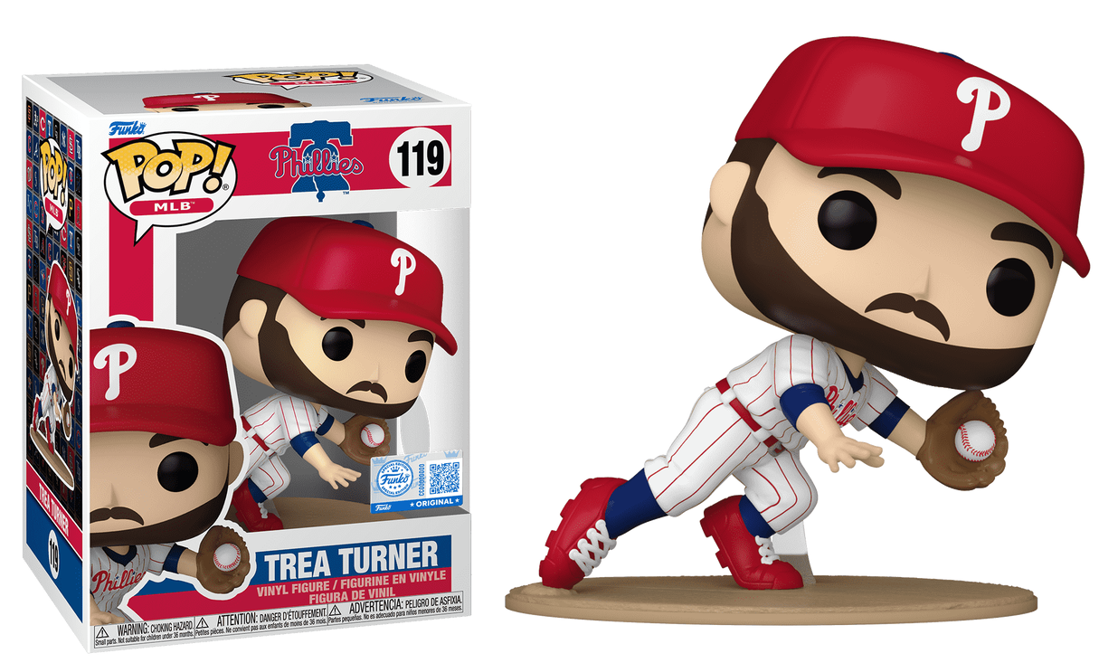 Preventa Rápida Trea Turner Exclusive #119 - Phillies MLB Funko Pop!