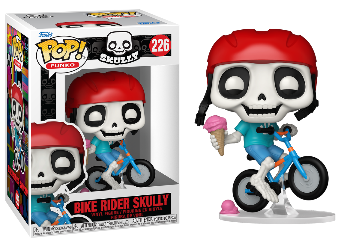 Preventa Bike Rider Skully #226 - Skully Funko Pop!
