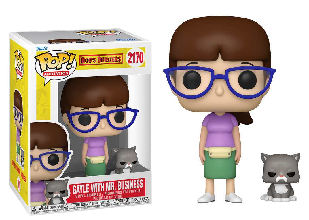 Preventa Gayle with Mr. Business #2170 - Bob's Burgers Funko Pop!