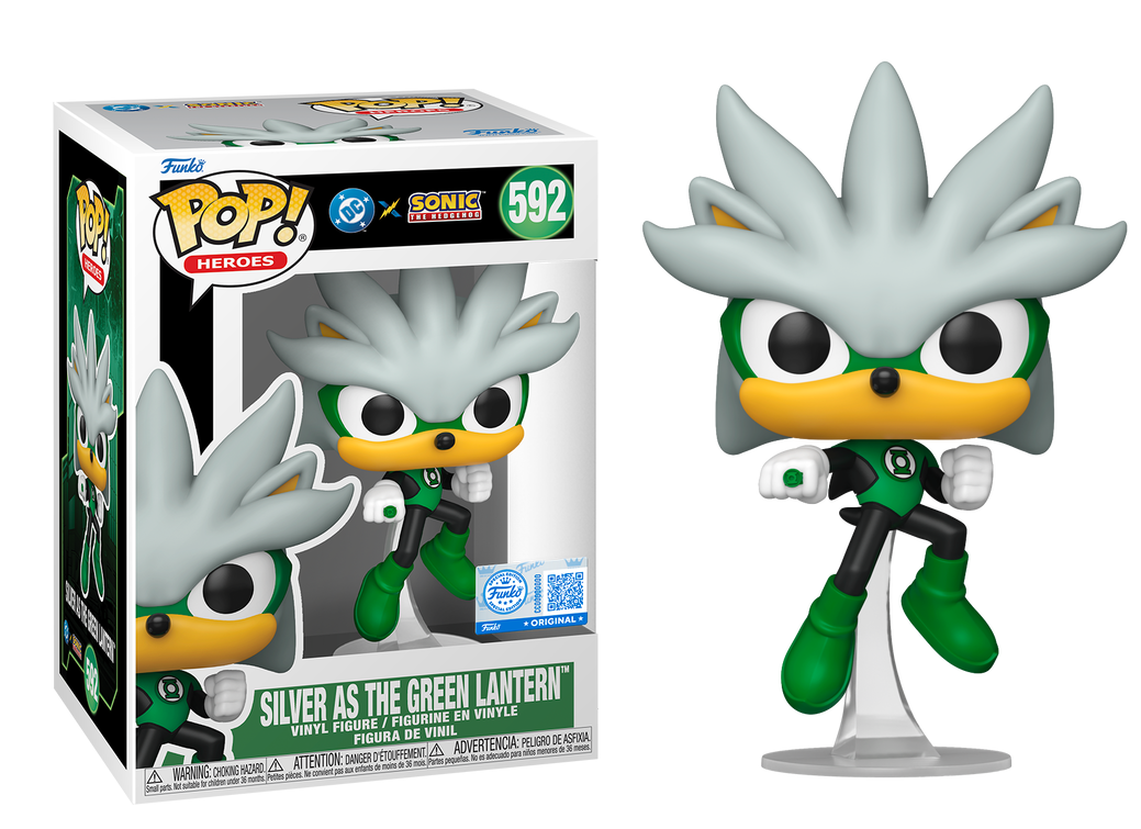 Preventa as The Green Lantern #592 - Sonic The Hedgehog X DC Universe Funko Pop!