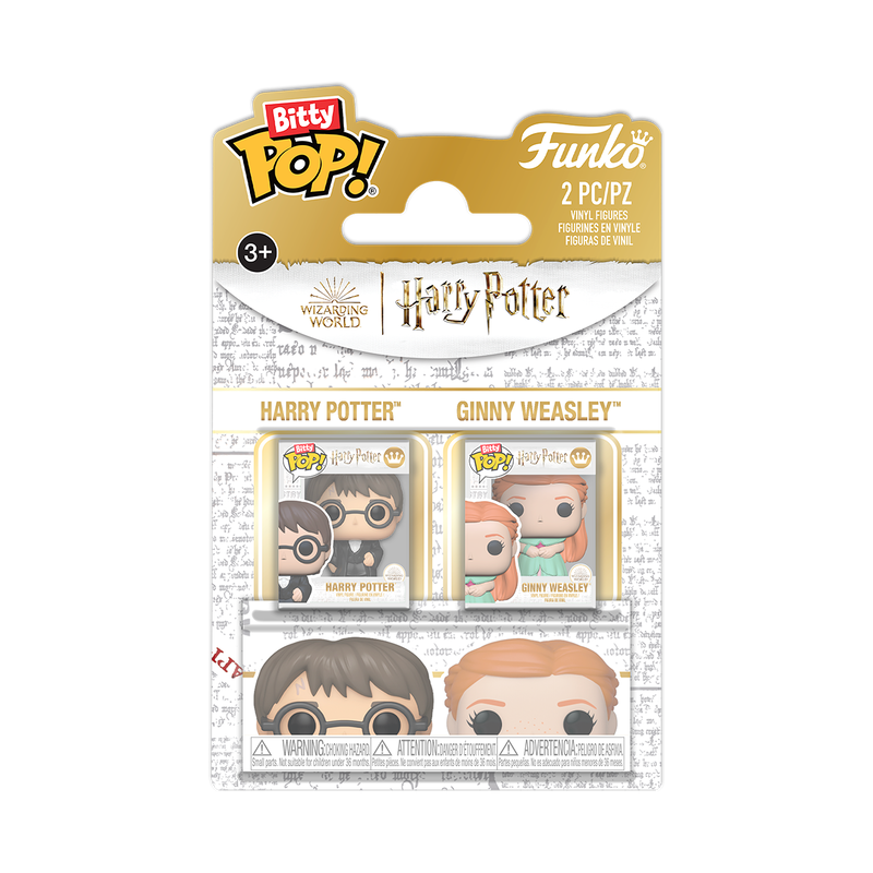 Bitty Pop Harry Potter & Ginny Weasley #2Pack - Harry Potter Bitty Pop!