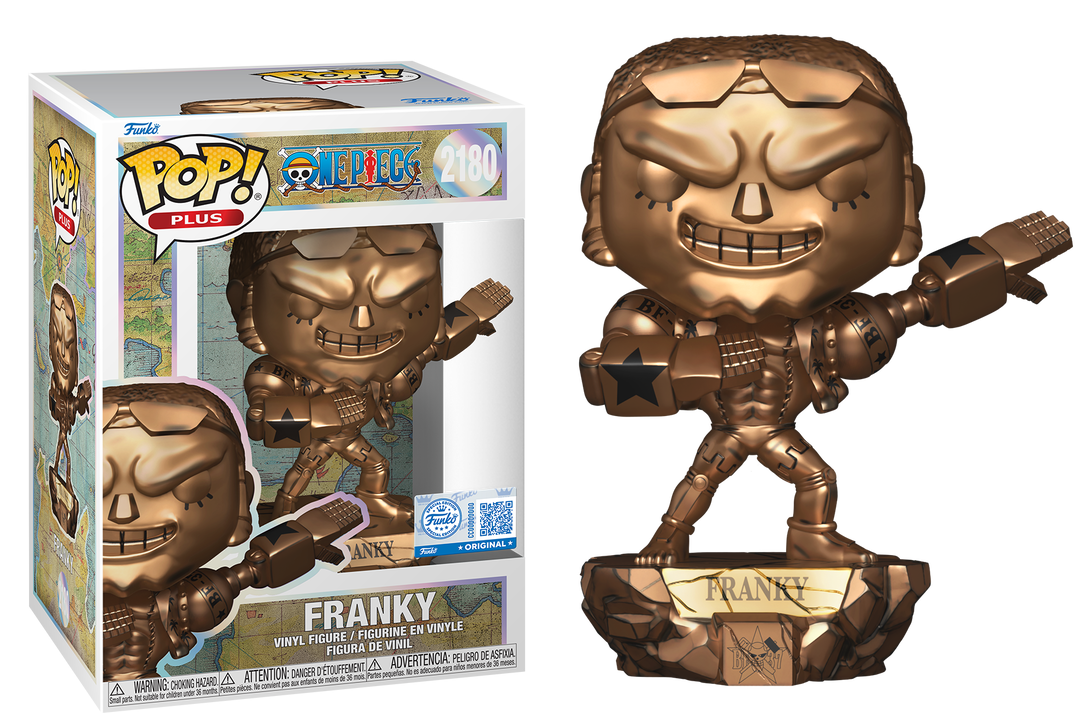 Franky Bronze Statue Exclusive #2180 - One Piece Funko Pop!