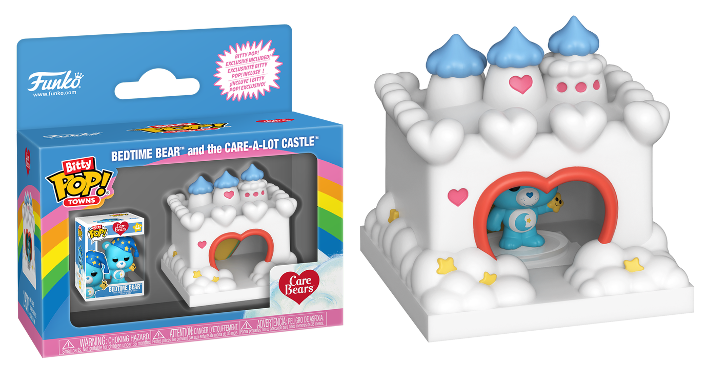 Preventa Bitty Pop Bedtime Bear and The Care-a Lot Castle - Care Bears Bitty Pop!