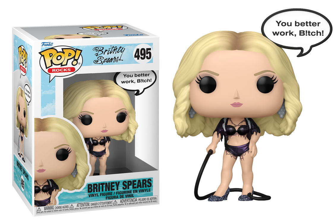 Preventa Britney Spears You Better work, B!tch! #495 - Britney Spears Music Rocks Funko Pop!
